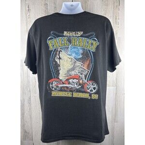 2017 Myrtle Beach SC Motorcycle Biker Rally T-Shirt XL (22”x30”)